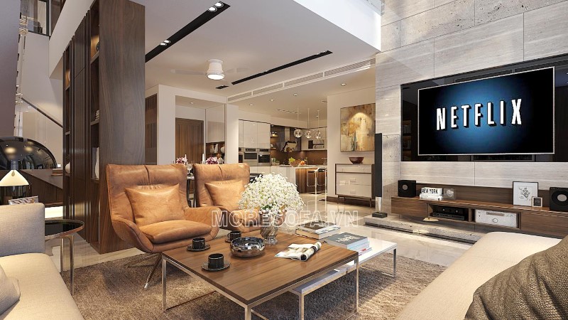 Bộ bàn ghế sofa góc phòng khách